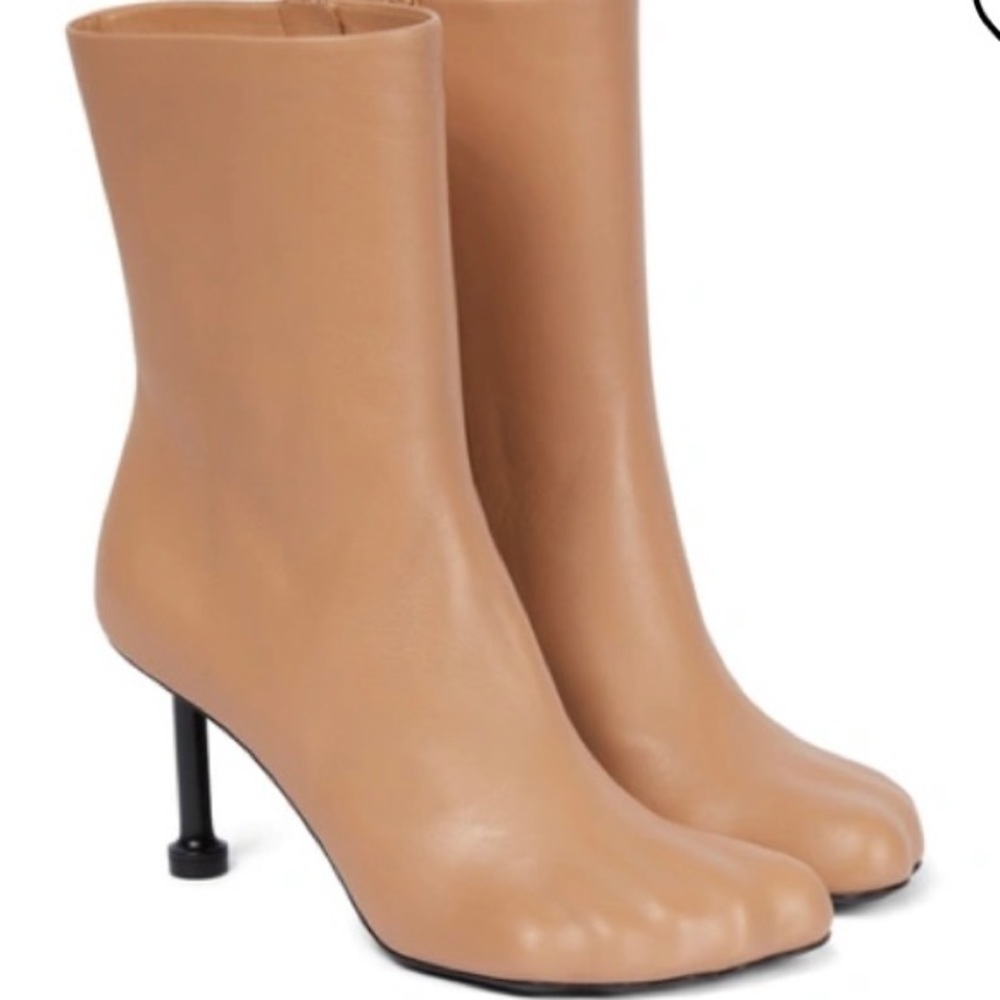 Balenciaga fetish leather ankle boots